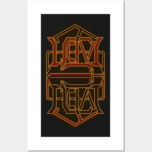 Heavy Metal is my Sword & Shield Wall Art by Kaijester